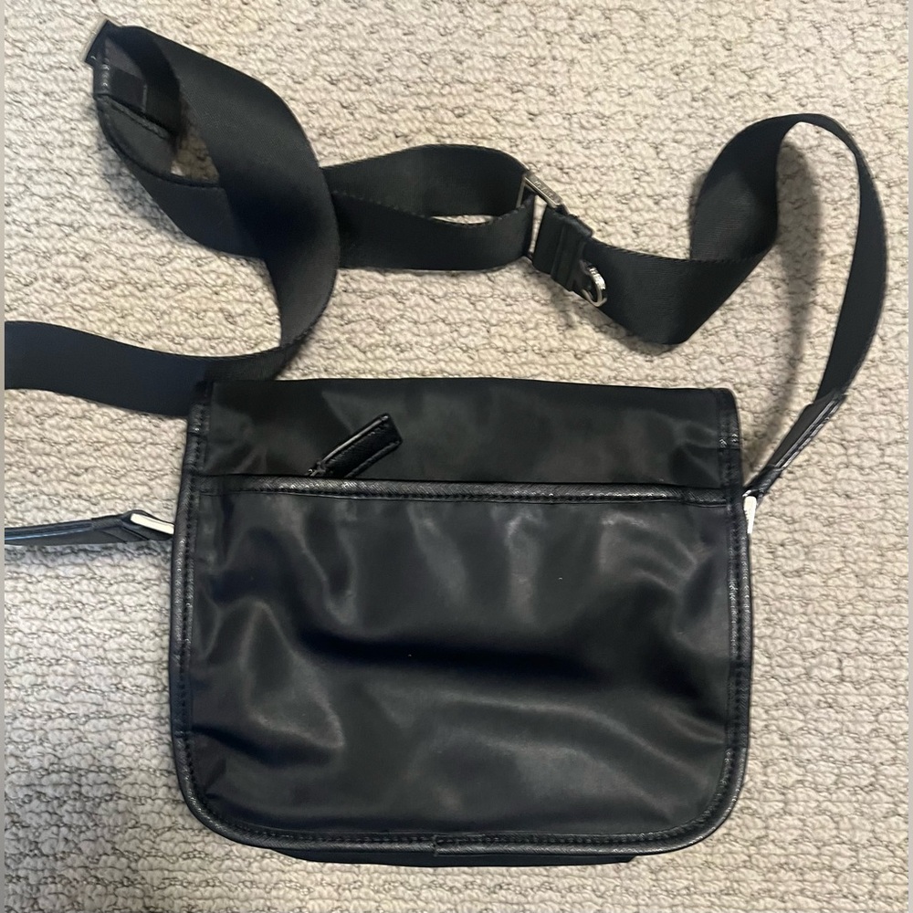 Designer inspired nylon crossbody bag - Picture 2 of 5